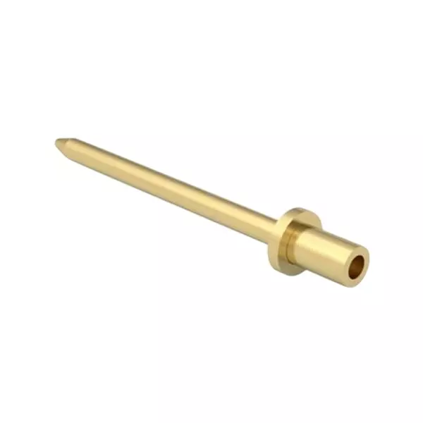 MILL-MAX Pins Brass 7.11 mm Length 0.51 mm Outside Diameter, 3129-2-00-15-00-00-08-0