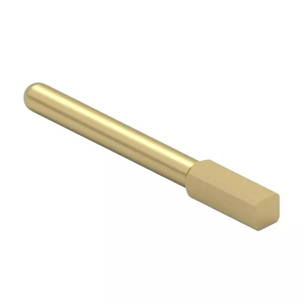 MILL-MAX Pins Brass Alloy 5.08 mm Length 0.46 mm Outside Diameter, 5435-1-05-15-00-00-03-0