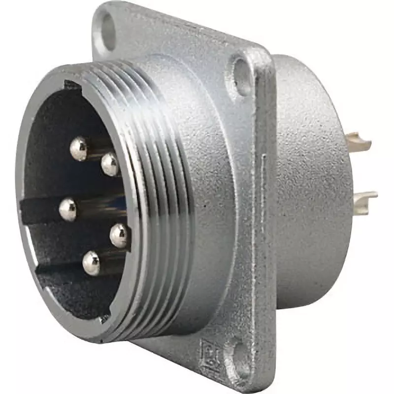 Nanaboshi Metal Connector Panel Mounting Receptacle 24 Male Contact, NJC-245-RM