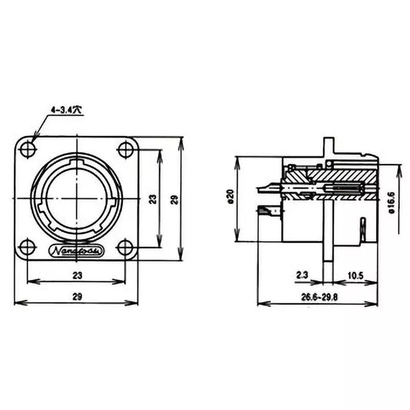 nanaboshi-metal-connector-panel-mount-receptacle-nr-202-rf