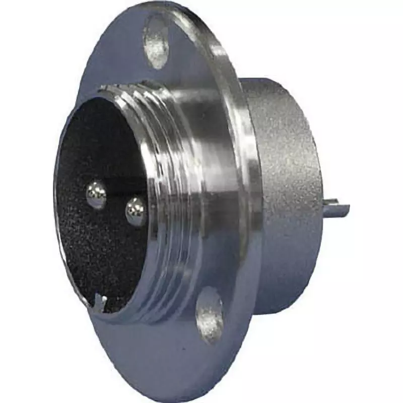 Nanaboshi Metal Connector Panel Mounting Receptacle 125 V Rated Voltage, NCS-141-R