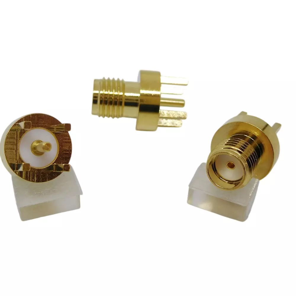 NIHON ELEPARTS Connector Receptacle Jack DC to 6 GHz or more Frequency Gold Surface Treatment, SMA-RS-05-Au