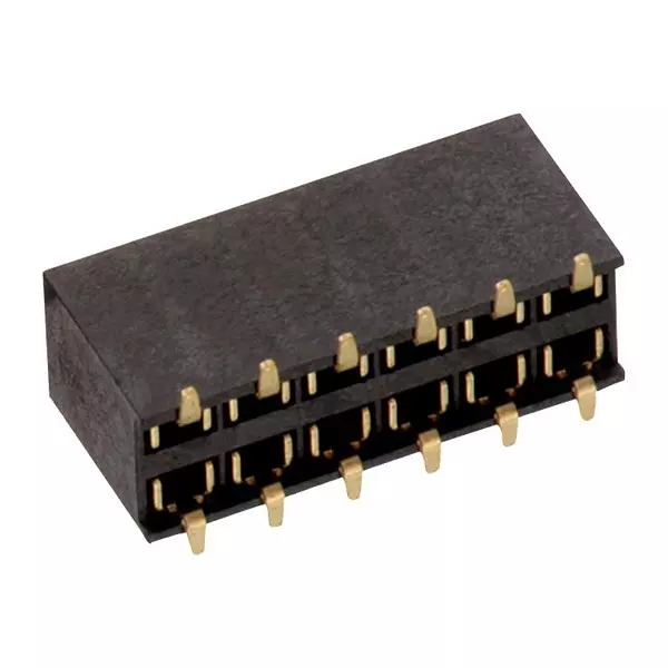 WURTH ELEKTRONIK Connector, Rcpt, 4Pos, 2Row, 2.54mm, 61000421821