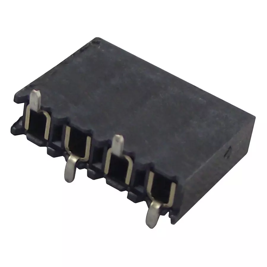 SAMTEC RECEPTACLE, 2.54MM, VERT, 4WAY, SSM-104-L-SV
