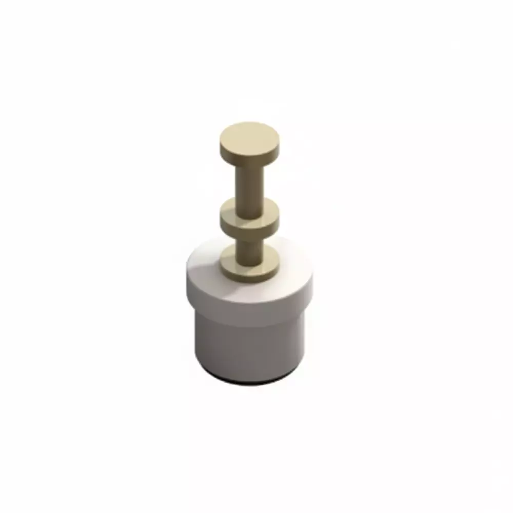 KEYSTONE Turret Lugs Brass 9.14 mm Length 4.37 mm Outside Diameter, 11304