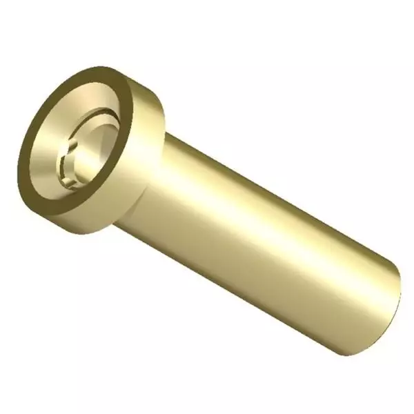PRECI-DIP Contacts Brass 3.6 mm Length 1.44 mm Outside Diameter, 03101-13-1110