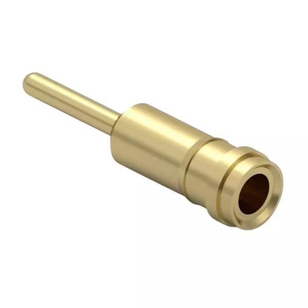 MILL-MAX Pin Receptacles Beryllium Copper Alloy 7.37 mm Length 1.83 mm Outside Diameter, 1303-0-15-15-47-27-04-0