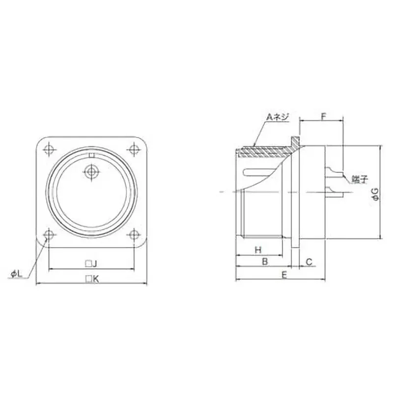 fujikura-box-receptacle-ce05-2a20-4pd-d-pack-of-10