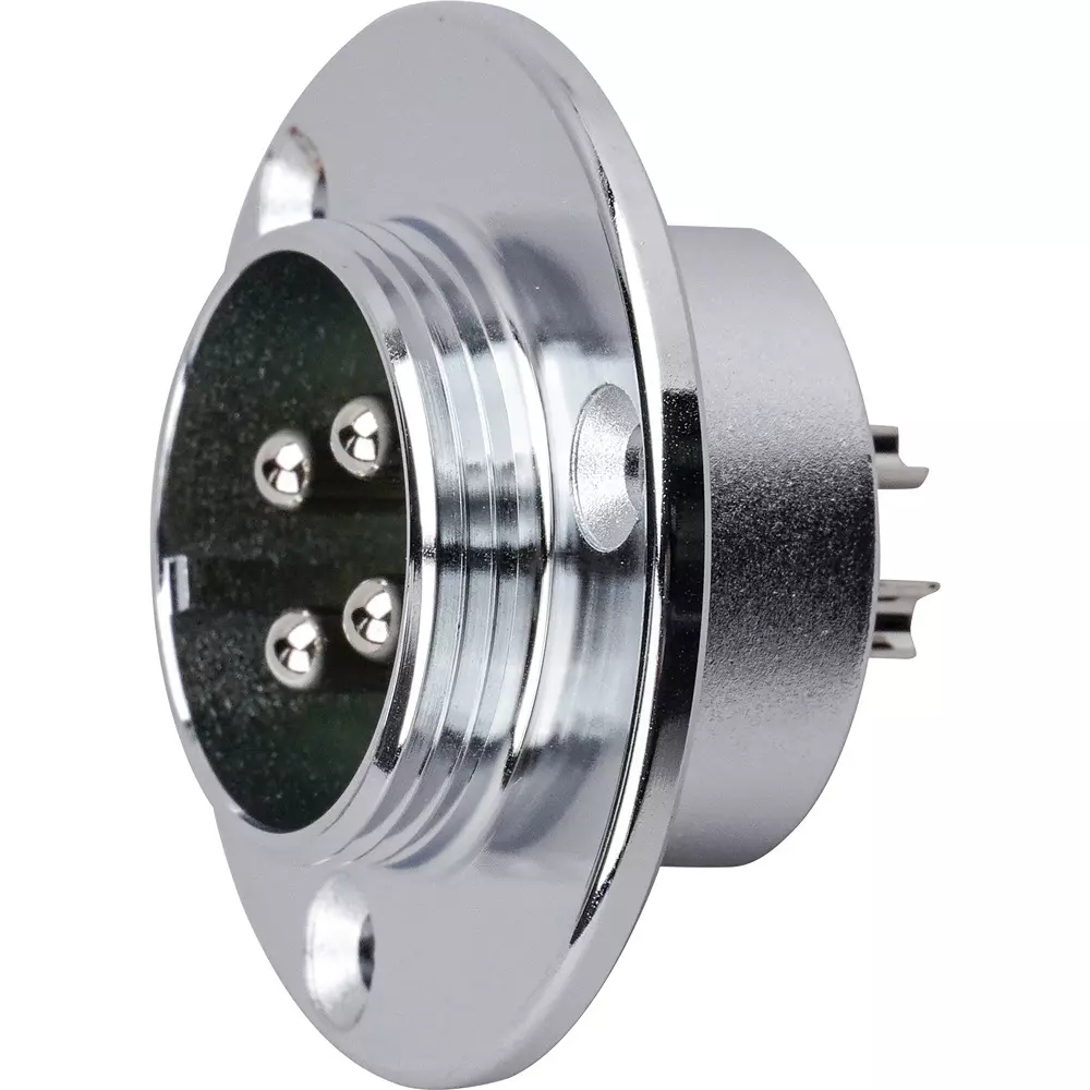 Nanaboshi Metal Connector Panel Mounting Receptacle 250 V Rated Voltage, NCS-254-R