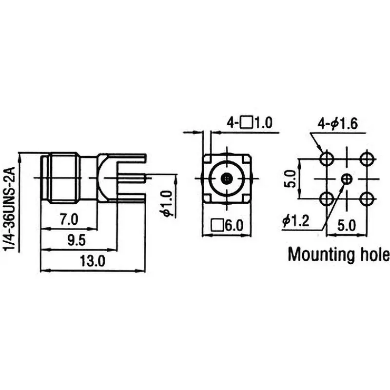 tocone-connector-receptacle-12-max-at-dc-to-124-ghz-voltage-standing-wave-ratio-sma-connector-type-sma-r-pcau