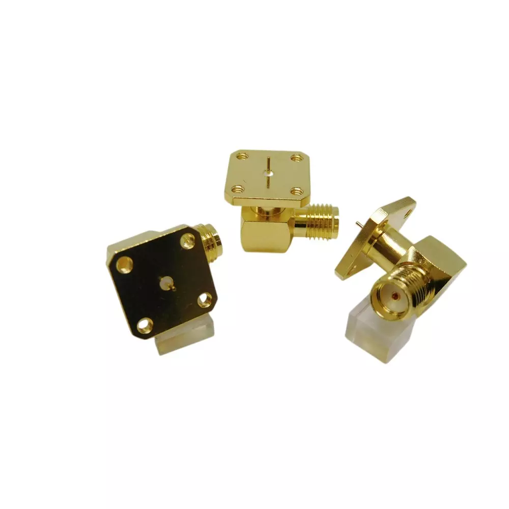 NIHON ELEPARTS Connector Receptacle Jack DC to 6 GHz or more Frequency Gold Surface Treatment, SMA-RSL-127Au