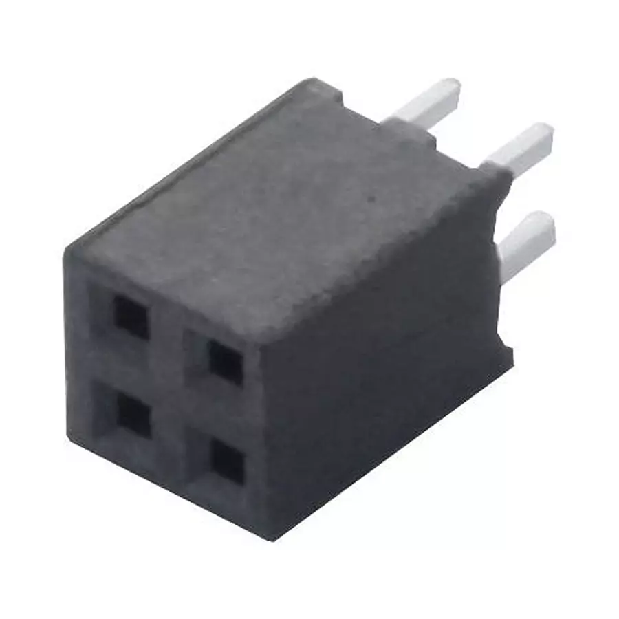 SAMTEC RECEPTACLE, 2MM, VERT, 4WAY, SQT-102-01-L-D