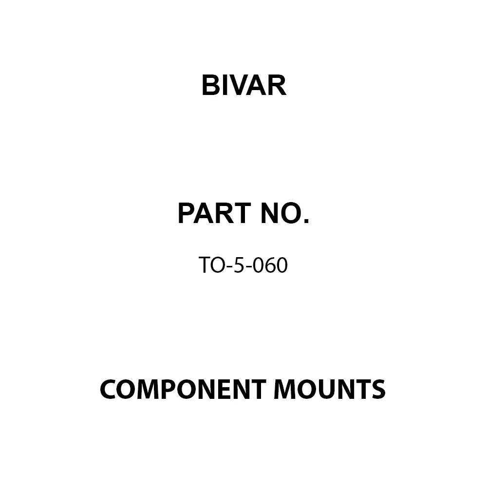 BIVAR Component Mounts Wash Away Spacer Type Wax 9.5 mm Outside Diameter Unthreaded, TO-5-060