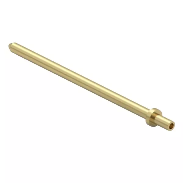 MILL-MAX Pins Brass Alloy 21.64 mm Length 1.78 mm Outside Diameter, 3105-2-00-15-00-00-08-0