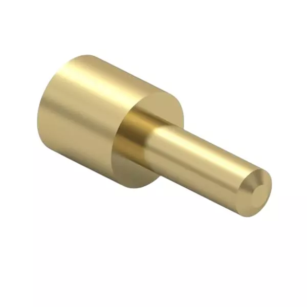 MILL-MAX Pins Brass Alloy 5.03 mm Length 1.98 mm Outside Diameter, 6711-0-00-15-00-00-03-0