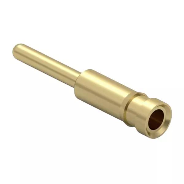 MILL-MAX Pin Receptacles Brass Alloy 11.48 mm Length 2.21 mm Outside Diameter, 2166-0-15-15-34-27-04-0