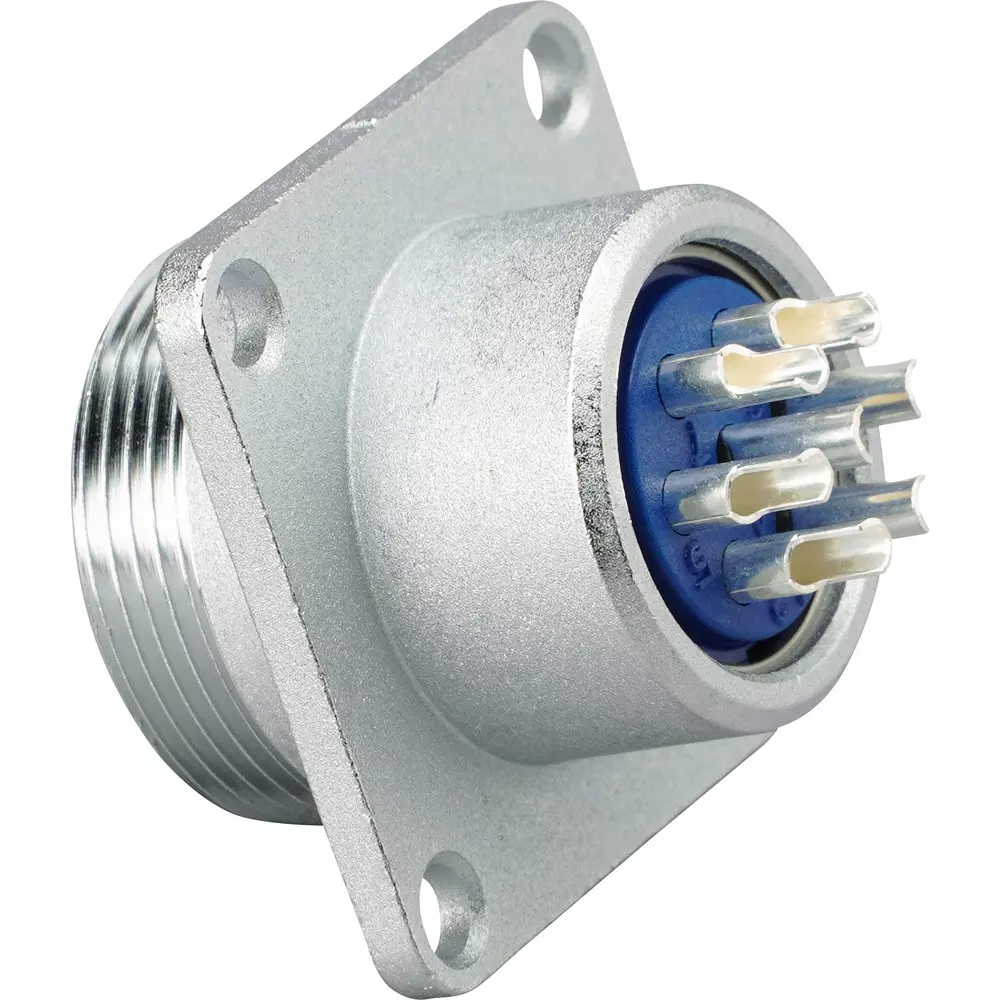 Nanaboshi Metal Connector Panel Mounting Receptacle, NJC-207-RF