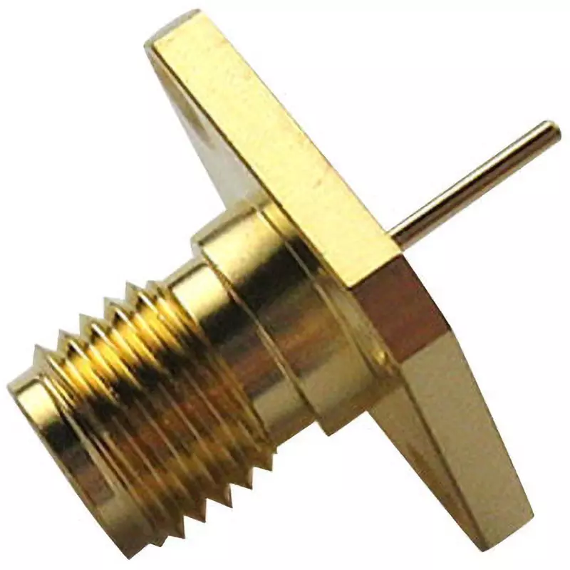Tocone Connector Receptacle 1.1+0.01 f max. at DC to 12.4 GHz(f=GHz) Voltage Standing Wave Ratio, SMA-R(Au)