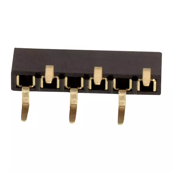 WURTH ELEKTRONIK Connector, Rcpt, 5Pos, 1Row, 2.54mm, 61300515721