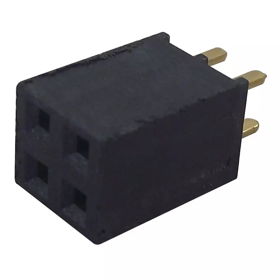 SAMTEC RECEPTACLE, 2.54MM, DUAL, 12WAY, SSW-106-01-G-D