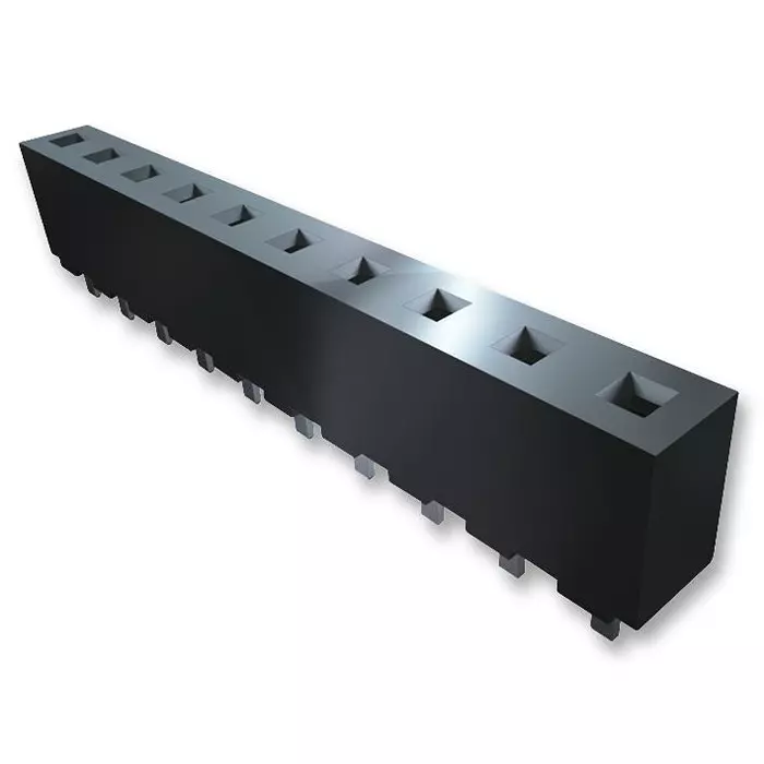 SAMTEC CONNECTOR, RCPT, 10POS, 1ROW, 5.08MM, HPF-10-01-T-S