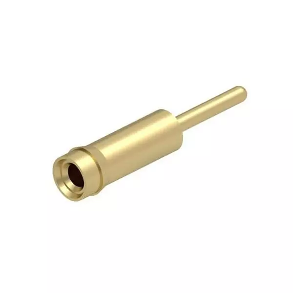 MILL-MAX Pin Receptacles Beryllium Copper Alloy 4.39 mm Length 1.32 mm Outside Diameter, 0307-0-15-15-38-27-04-0
