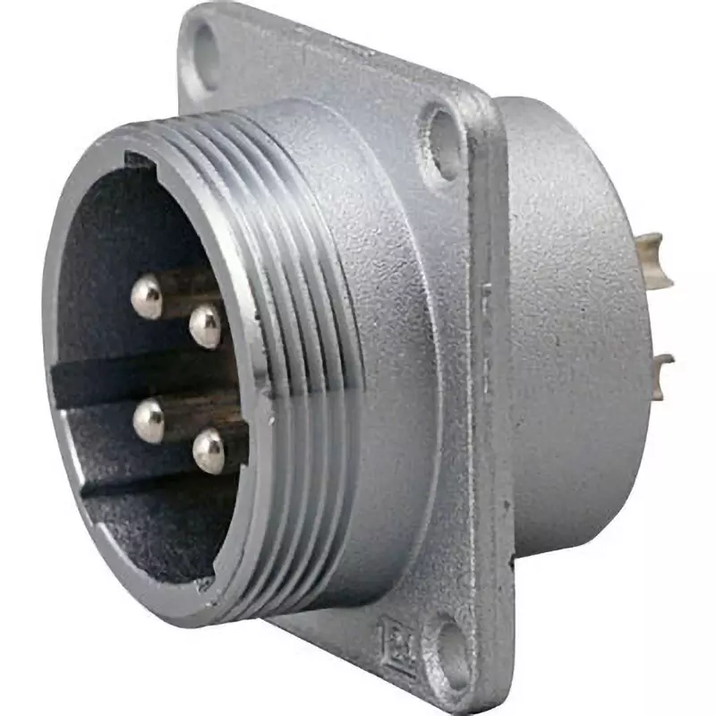 Nanaboshi Metal Connector Panel Mounting Receptacle 24 Male Contact, NJC-244-RM