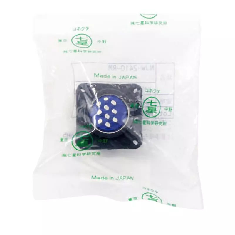 Nanaboshi Metal Connector Panel Mounting Receptacle 250 V Rated Voltage, NJW-2410-RM