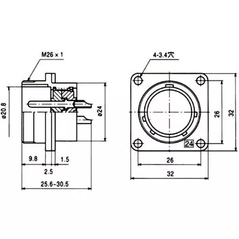 nanaboshi-metal-connector-panel-mounting-receptacle-njw-2410-rm
