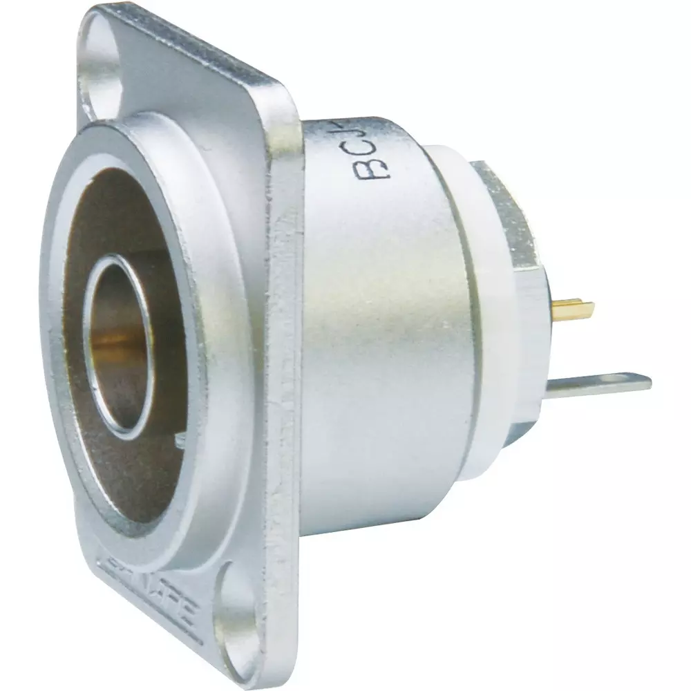 Canare Electric BNC Type Receptacle Neutrik D Series (black) Flange, BCJ-RUD ROHS