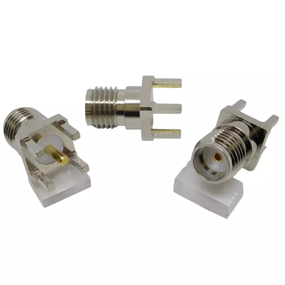 NIHON ELEPARTS Connector Receptacle Jack DC to 6 GHz or more Frequency Nickel Surface Treatment, SMA-RS-05