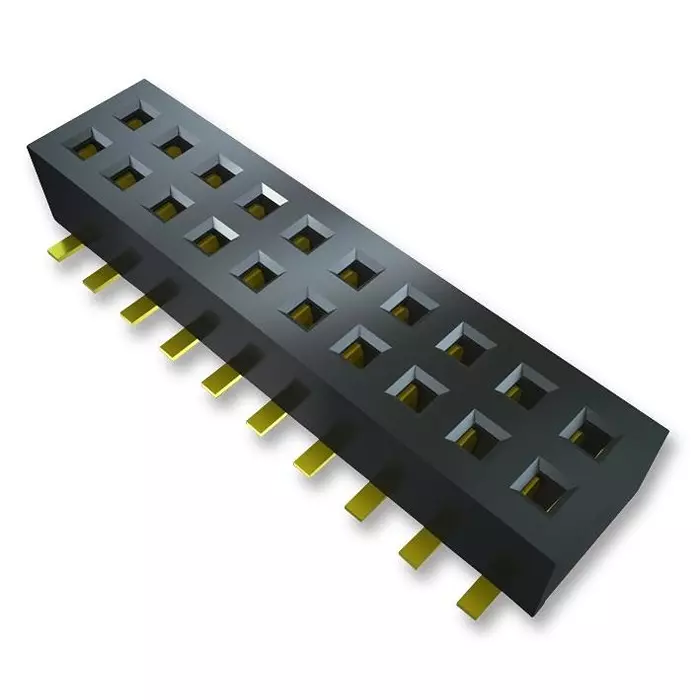 SAMTEC CONNECTOR, RCPT, 10POS, 2ROW, 1.27MM, CLP-105-02-G-D