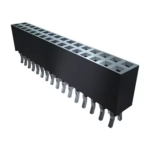 SAMTEC CONNECTOR, RCPT, 8POS, 2ROW, 2.54MM, SSQ-104-03-T-D
