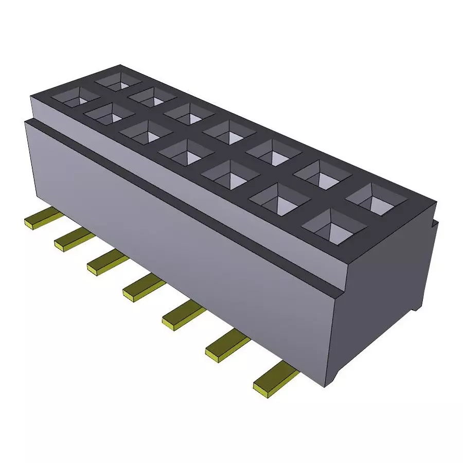 SAMTEC CONNECTOR, 14POS, RCPT, 1MM, SMD, CLM-107-02-F-D