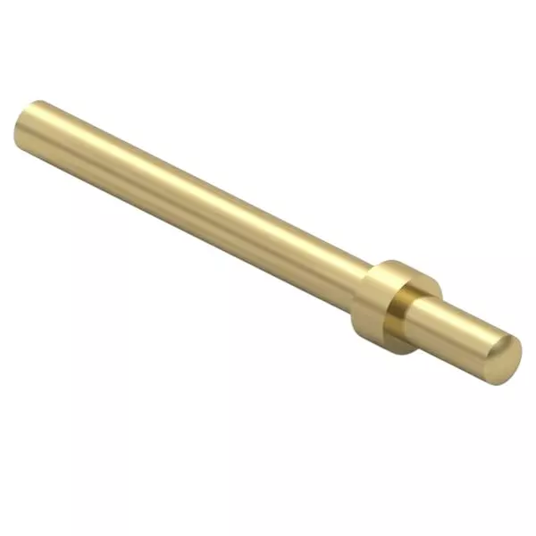 MILL-MAX Pins Brass Alloy 19.1 mm Length 1.52 mm Outside Diameter, 5931-0-00-15-00-00-03-0