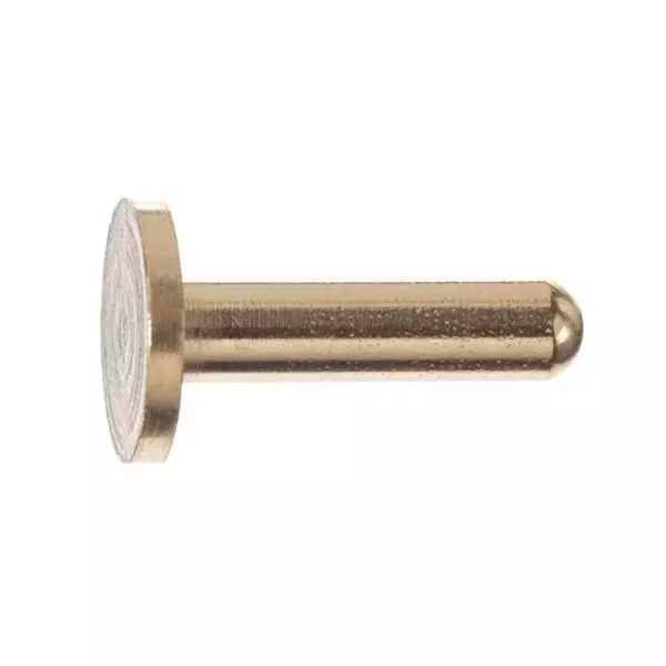 MILL-MAX Pins Brass Alloy 8.26 mm Length 4.75 mm Outside Diameter, 8086-0-00-15-00-00-33-0