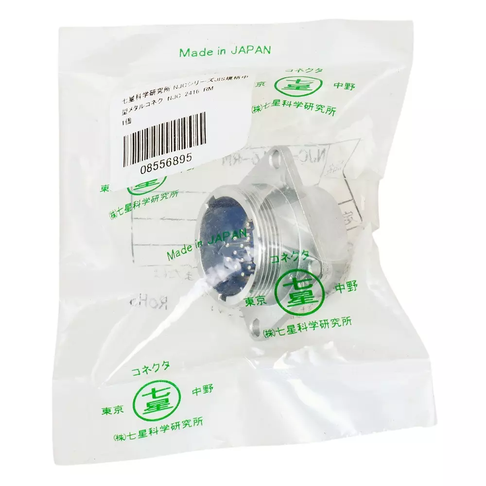 Nanaboshi Metal Connector Panel Mounting Receptacle 24 Male Contact, NJC-2416-RM