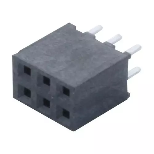 SAMTEC RECEPTACLE, 2MM, VERT, 6WAY, SQW-103-01-L-D