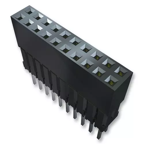 SAMTEC CONNECTOR, RCPT, 8POS, 1ROW, 2.54MM, ESQ-108-14-T-S