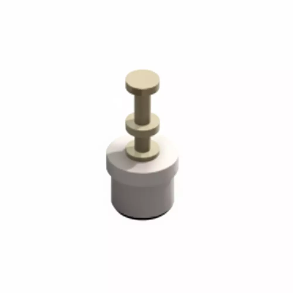 KEYSTONE Turret Lugs Brass 13.72 mm Length 4.37 mm Outside Diameter, 11307
