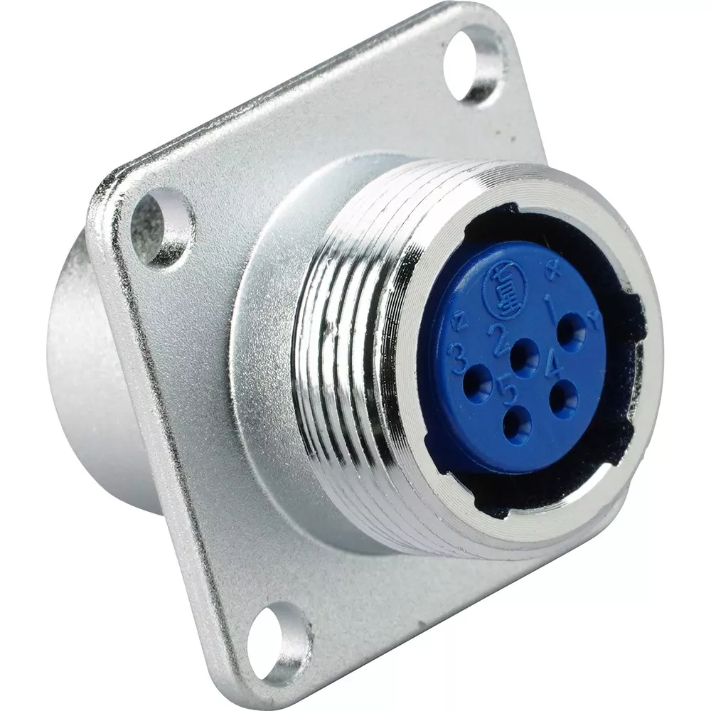 Nanaboshi Metal Connector Panel Mounting Receptacle 16 Female Contact, NJC-165-RF