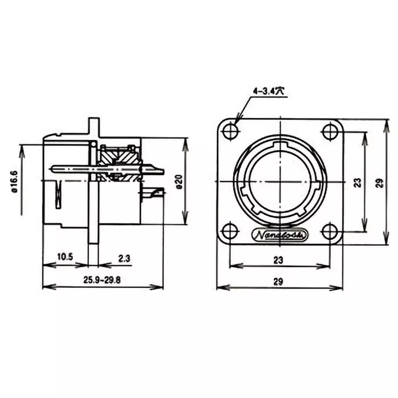 nanaboshi-metal-connector-panel-mounting-receptacle-nr-203-rm