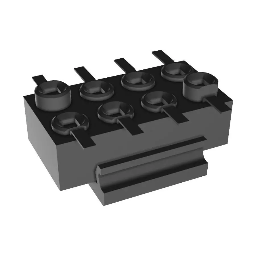 MOLEX PCB Receptacle 8 Contacts 2 Rows, 87263-0893
