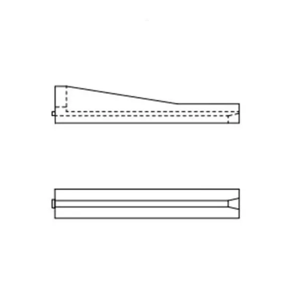 BIVAR Card Guides Nylon 152.4 mm Length Unthreaded, VG2-6