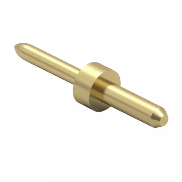 MILL-MAX Pins Brass Alloy 9.27 mm Length 1.98 mm Outside Diameter, 3136-3-00-15-00-00-08-0