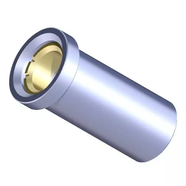 PRECI-DIP Contacts Brass 3.6 mm Length 1.83 mm Outside Diameter, 03102-83-1610