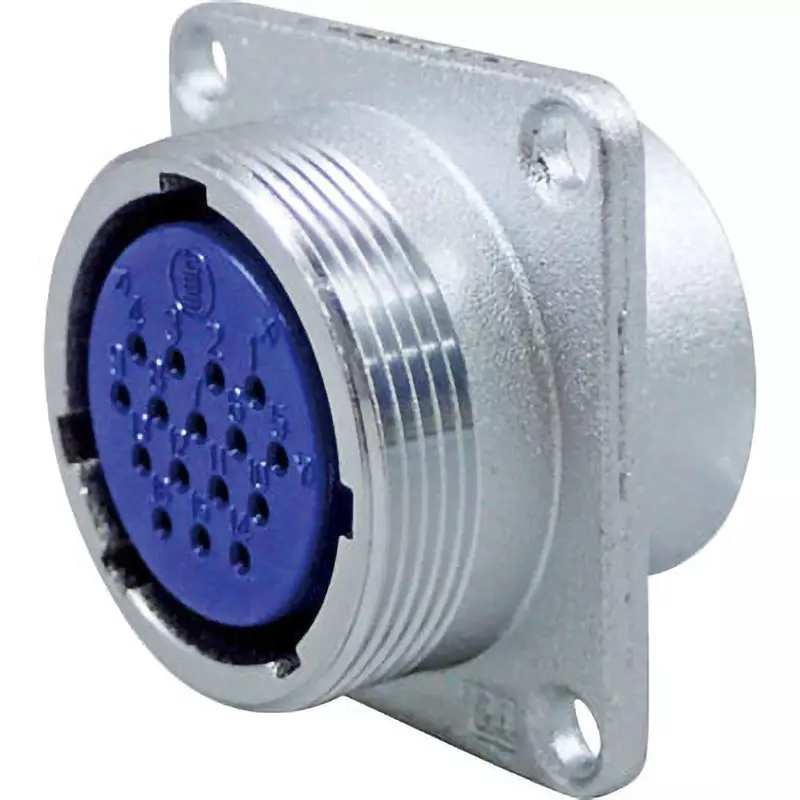 Nanaboshi Metal Connector Panel Mounting Receptacle 24 Female Contact, NJC-2416-RF