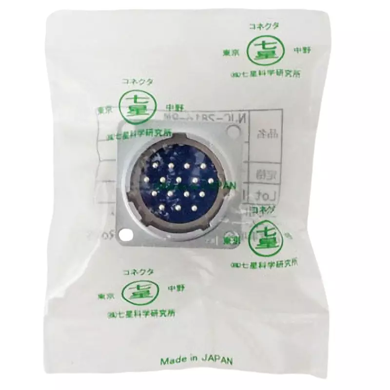 Nanaboshi Metal Connector Panel Mounting Receptacle 28 Male Contact, NJC-2816-RM