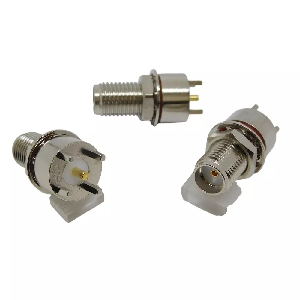 NIHON ELEPARTS Connector Receptacle Jack DC to 6 GHz or more Frequency Gold Surface Treatment, SMA-RSFB-05W