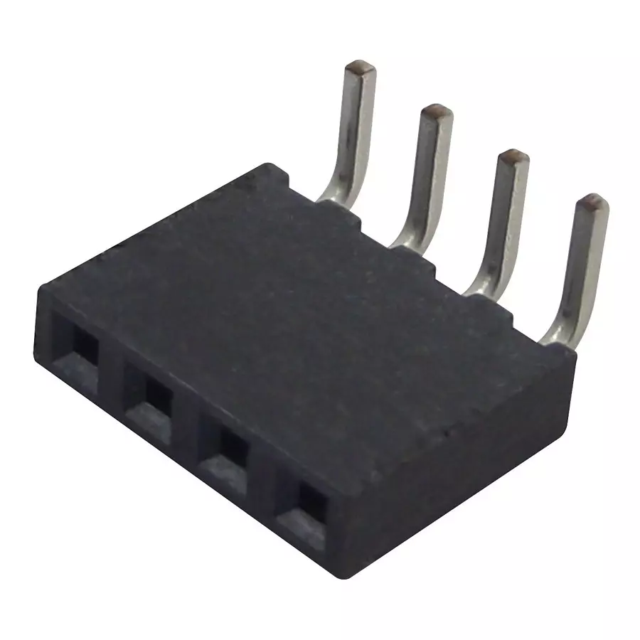 SAMTEC RECEPTACLE, 2MM, R/A, 4WAY, SQT-104-01-L-S-RA